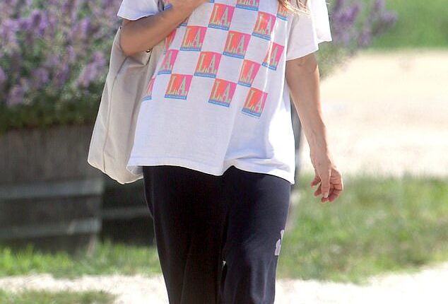 Mary-Kate Olsen was spotted looking ultra-dressed down while out in the Hamptons on Sunday - wearing a pair of flip-flops