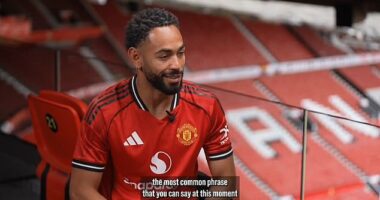 Matheus Cunha sat down for his first interview since his £62.5million move to Man United