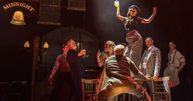 Mine's a pint: Passions run high at the Midnight Bell pub in Soho
