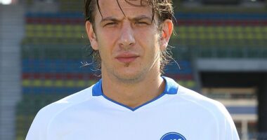 A former international footballer was sold by his former club for having sex in the middle of their pitch