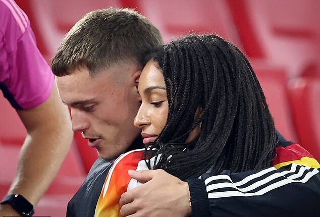 Florian Wirtz will be joined by his glamorous girlfriend Aaliyah after completing his move to Liverpool on Friday