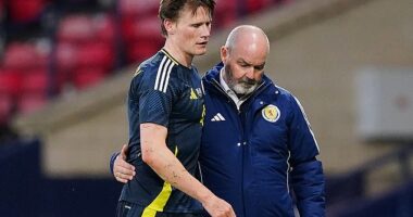 Scott McTominay has pulled out of the Scotland squad with an injury picked up against Iceland