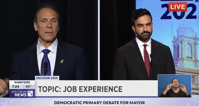 New York City Dem primary debate.