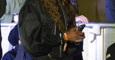 Naomi Campbell, 55, was the epitome of chic as she danced the night away at London's newest musical festival LIDO in Victoria Park on Friday evening