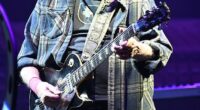 Neil Young took to the stage at Glastonbury on Saturday night but was faced with a sparse crowd compared to other performers