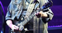 Neil Young took to the stage at Glastonbury on Saturday night but was faced with a sparse crowd compared to other performers