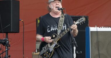 Neil Young has reportedly thrown BBC bosses in chaos over his Glastonbury set as the rock legend made an unusual demand just days before his gig (pictured last month)