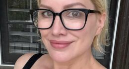 Actor Ioan Gruffudd claims that his ex-wife Alice Evans (pictured) has breached her restraining order '5,000 times' in the past three years
