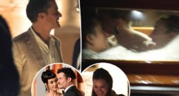 Newly single Orlando Bloom cozies up to mystery woman at Jeff Bezos, Lauren Sánchez's pre-wedding party in Venice