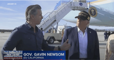 Newsom Locked Down Liberty, Scolds Trump For Restoring Order