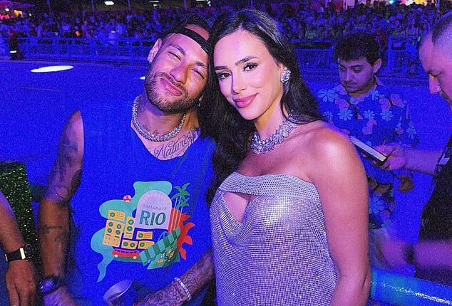 Neymar's partner Bruna Biancardi(right) has claimed that the pair have tied the knot