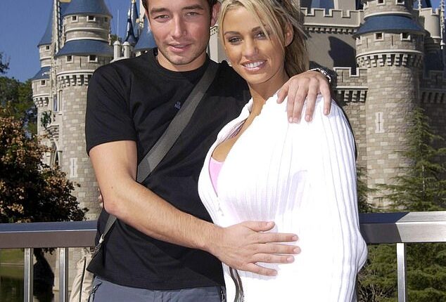 Son of a millionaire, Scott Sullivan, once dated a string of noughties glamour models - but now leads a very different life (pictured with Katie Price in 2002)