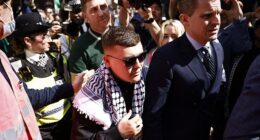 Liam Og O hAnnaidh, who performs as Mo Chara, at Westminster Magistrates' Court on June 18