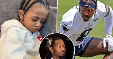 Offset spirals after Stefon Diggs gets matching braids with Cardi B's son, Wave