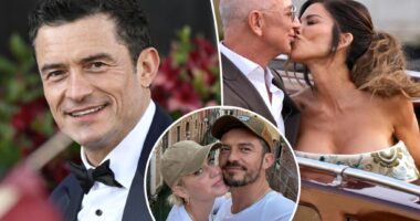 Orlando Bloom attends Jeff Bezos and Lauren Sánchez's wedding solo after Katy Perry split