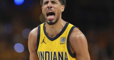 Tyrese Haliburton helped the Indiana Pacers move 2-1 ahead in the NBA Finals on Wednesday