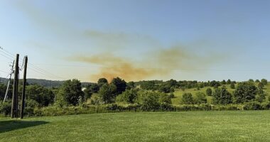 Thousands of gallons of nitric acid  leaked from a tank at Austin Powder Red Diamond plant in McArthur Wednesday morning in McArthur, Ohio