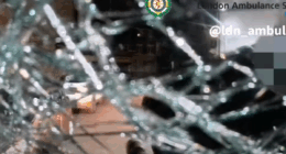 Paramedics attacked by patient throwing bricks