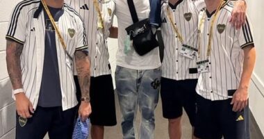 Paul Pogba jetted off to Miami to catch up with some of his former Man United team-mates