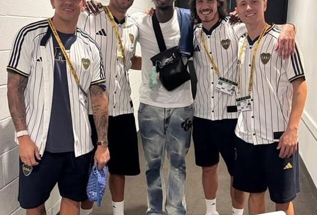 Paul Pogba jetted off to Miami to catch up with some of his former Man United team-mates