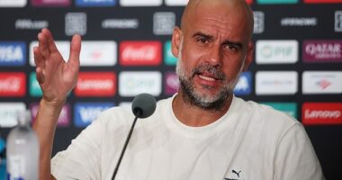 Pep Guardiola expressed his frustration after Rico Lewis was sent off for Man City vs Wydad