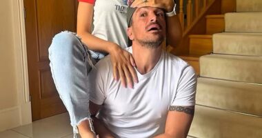 Peter Andre and his wife Emily treated fans to a glimpse of their fun relationship on Wednesday ahead of their 10th wedding anniversary