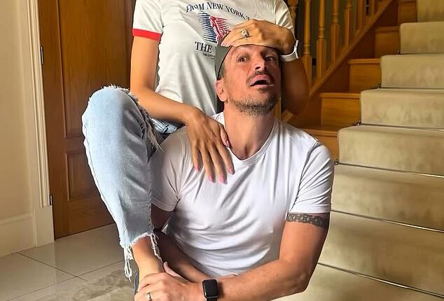 Peter Andre and his wife Emily treated fans to a glimpse of their fun relationship on Wednesday ahead of their 10th wedding anniversary