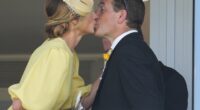 Among members of the royal family keeping their cool today were Princess Anne's son Peter Phillips, and his new girlfriend, NHS nurse Harriet Sperling