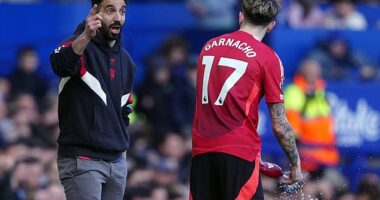 Alejandro Garnacho has fallen out with Ruben Amorim after being left out of Man United's starting XI for the Europa League final