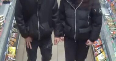 CCTV has today been released of two teenagers (above) that police would like to speak to following an attempted murder which has left a man with life-changing injuries