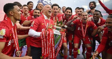 Liverpool won the Premier League for just the second time in Arne Slot's first season in charge