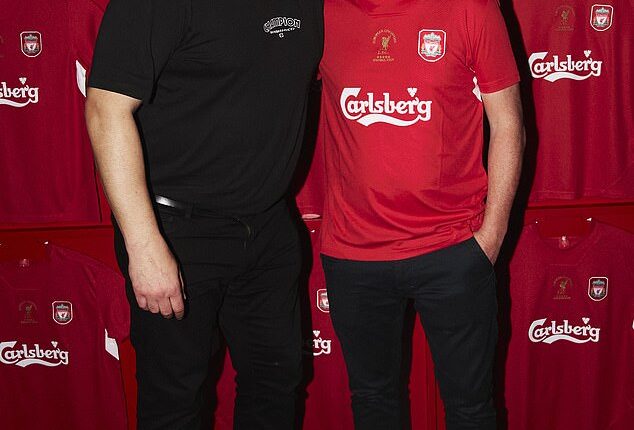 Liverpool legend Robbie Fowler has declared an interest in reigniting his managerial career in Australia - despite a bitter falling out with Brisbane Roar five years ago (pictured, with football identity Mark Bosnich in Melbourne this week)