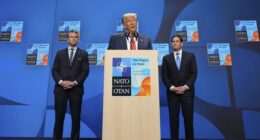 President Trump Addresses the Media at the NATO Summit, and Makes an Interesting Proposal