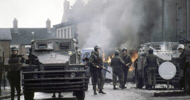 Almost all the old friends I met with George Simm are being persecuted for their brave actions in Northern Ireland many decades ago, writes JAMIE LOWTHER-PINKERTON