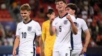 England Under-21's centre back Charlie Cresswell (middle) is the vocal leader of this squad