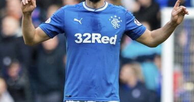 Russell Martin made 17 appearances during a short loan spell at Rangers in 2018