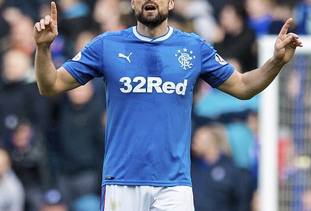 Russell Martin made 17 appearances during a short loan spell at Rangers in 2018