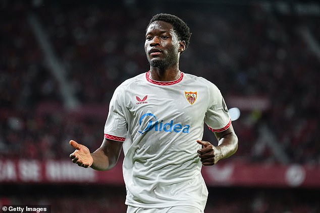 Arsenal are reportedly considering a move for Sevilla midfielder Lucien Agoume, 23