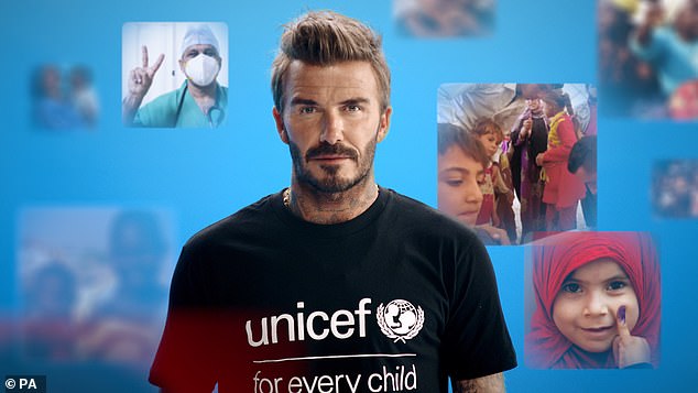 The Mail can reveal that David Beckham, 50, was nominated for a knighthood by Unicef , the charity that he has worked with for more than 20 years, and the British Fashion Council some time ago in a bid to get him the award