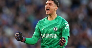 Chelsea goalkeeper Djordje Petrovic has been left out of the Blues' Club World Cup squad so he can search for a move away