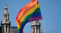 A row has broken out in a spa town in the Peak District after a Pride flag was removed from by its council following complaints (Stock image)