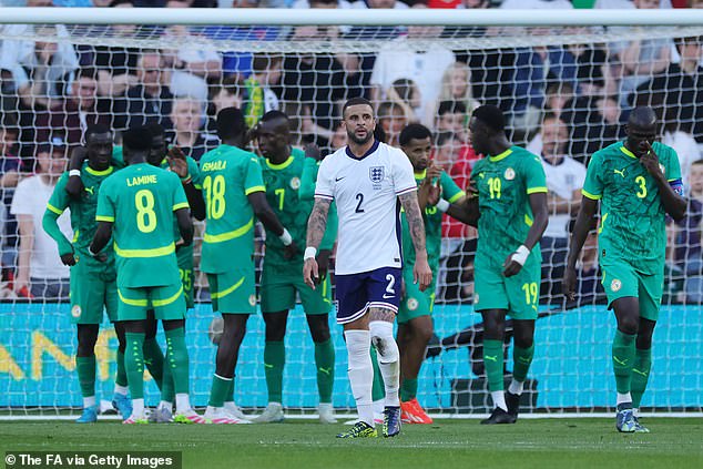Roy Keane accused Kyle Walker of being 'lazy' in the build-up to Senegal's first goal vs England on Tuesday