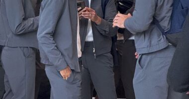Louis Tomlinson and Sam Thompson have came face-to-face once again ahead of their Soccer Aid match today