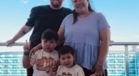 The couple, who live with their sons Noah, six, and Roman, five, were both slim when they met in a nightclub 13 years ago, but say domesticity and the contentment that comes with settling down led to them becoming severely obese