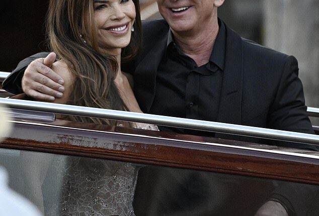 Daily Mail's expert lip reader Nicola Hickling has revealed the touching exchange shared between Lauren Sanchez and Jeff Bezos earlier today as they navigated their way to the final wedding event of their multi-day extravaganza