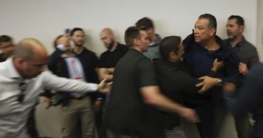 Sen. Padilla Crashes Kristi Noem's Briefing in LA, Gets Hauled Out by Agents – RedState