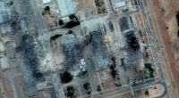 A new series of satellite images has revealed the precision of the US attacks on Iran 's primary nuclear facility