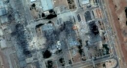 A new series of satellite images has revealed the precision of the US attacks on Iran 's primary nuclear facility