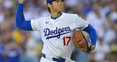 Shohei Ohtani made his highly-anticipated pitching debut for the LA Dodgers on Monday night