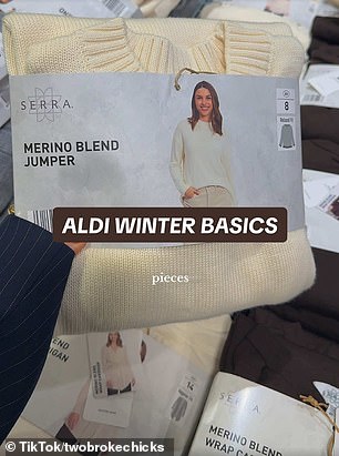 The German supermarket giant quietly relaunched its knitwear range which has been popular among shoppers in recent years